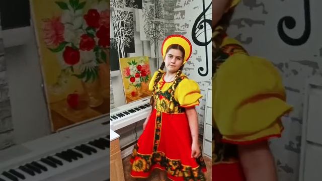 Пелагея🌺9 лет☀️🕊️песня,, Играй, моя двухрядочка,,🪗сл.А.Фокина✍️, муз.Ю.Пласта🎶