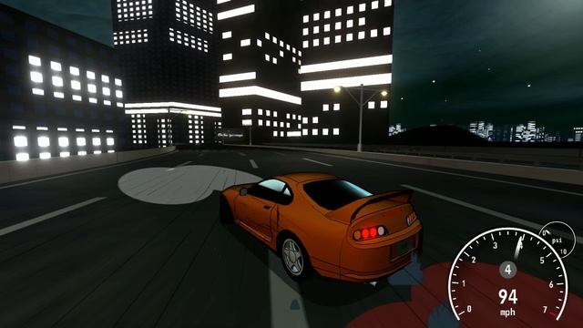 Walkthrough of the game on the Toyota Supra