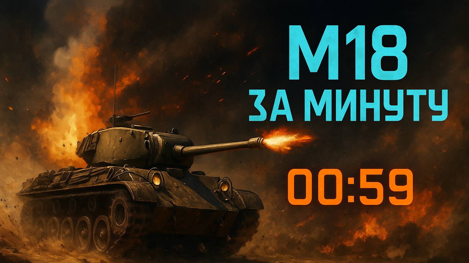 M18 за 1 минуту — самый быстрый танк War Thunder