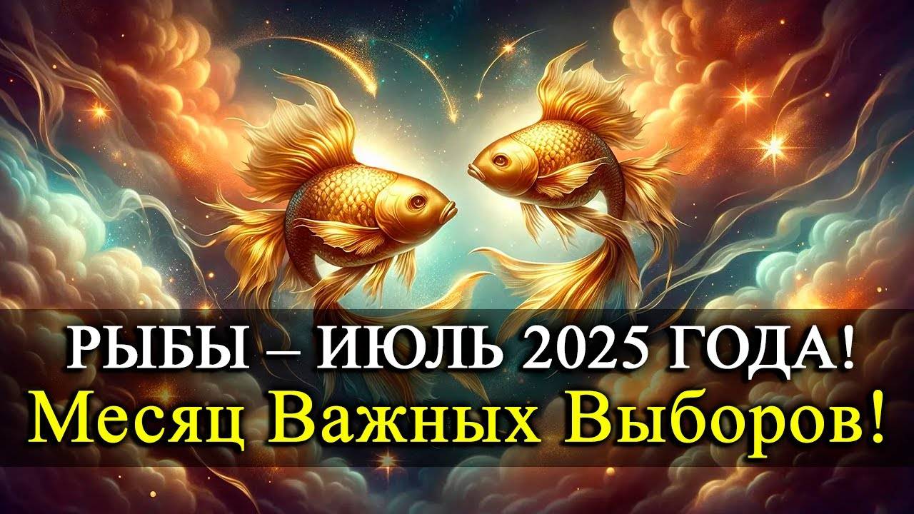 🌊 Рыбы в июле 2025: Чувства, Деньги и Важные Решения! Лето меняет всё! Узнай, что тебя ждёт