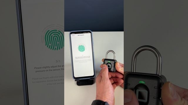 Настройка Замок навесной биометрический Ps-Link PS-SY12 Всепогодный / Без ключа / Черный