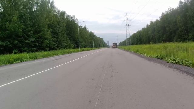 Поездка по хорошей трассе в Лосином острове.