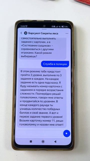 Барсукот! Разгадай все секреты леса Игра карточная с голосовым помощником. Барсукот.