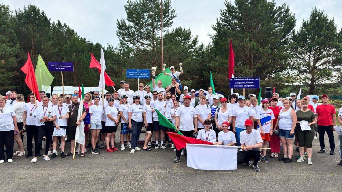 В Юргинском округе прошла спартакиада соцработников
