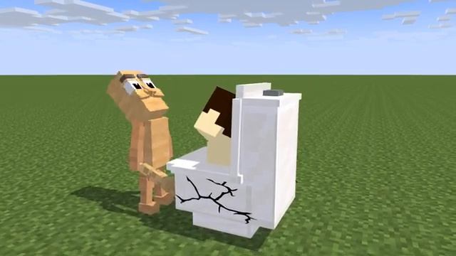 Tung Tung Tung Sahur Vs Skibidi Toilet Minecraft Animation