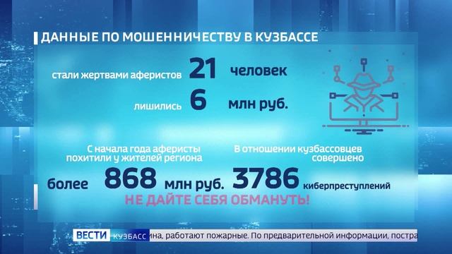 За последние сутки 21 кузбассовец стал жертвой мошенников