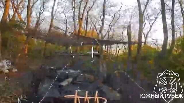 Уничтожение оптоволоконным FPV-дроном танка Всу в районе населенного пункта Попов Яр 💥🇷🇺👊