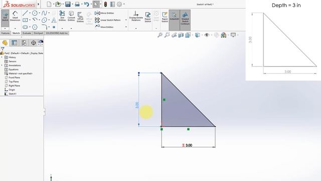 2.06. Linking Dimensions - SOLIDWORKS Become a Certified Professional