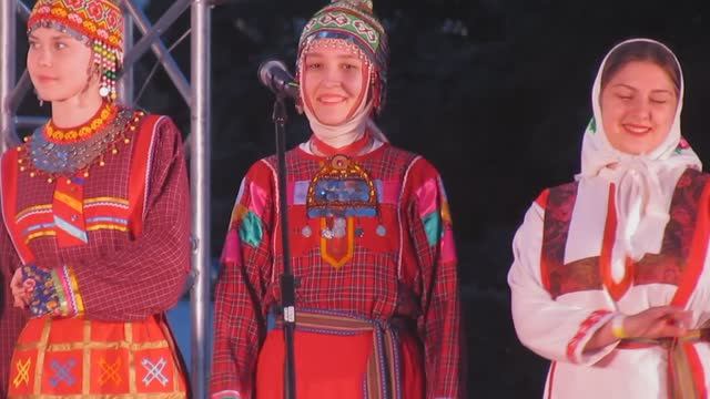фестиваль "родники россии". чувашский  фолк-анс. "янтал"
