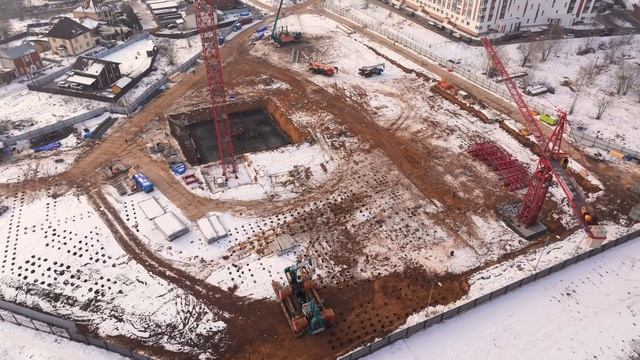 КМ Печерский, отчёт со строительной площадки за февраль 2025 г.