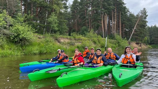 Наш первый сплав на байдарках