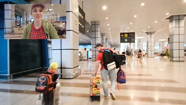Прилетели в аэропорт Хургады. Думали наших Чемоданов уже нет )