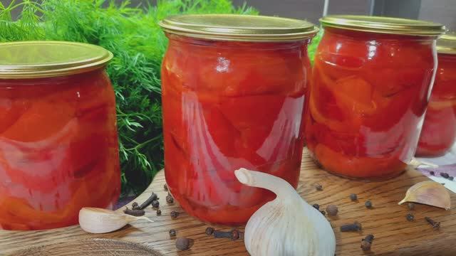 Маринованный перец на зиму! Это очень вкусно!😋😋😋