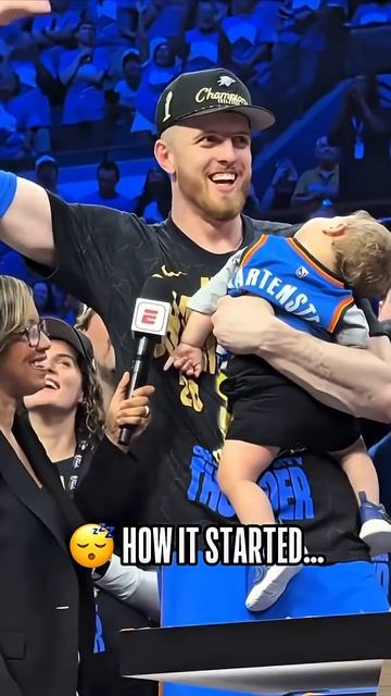 Elijah Hartenstein woke up & his dad is still an NBA Champion!  (via ipjh55/IG)