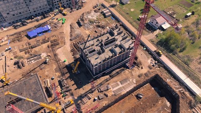 КМ Анкудиновский Парк, отчёт со строительной площадки за апрель 2025г.