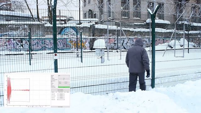 Тестирование "ТРЕЗОР-В04". Обнаружение перелаза через заграждение