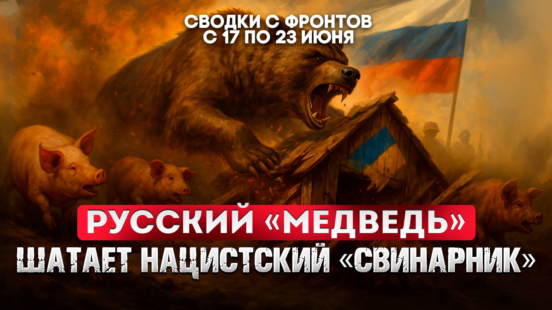 Русский "медведь" шатает нацистский "свинарник"