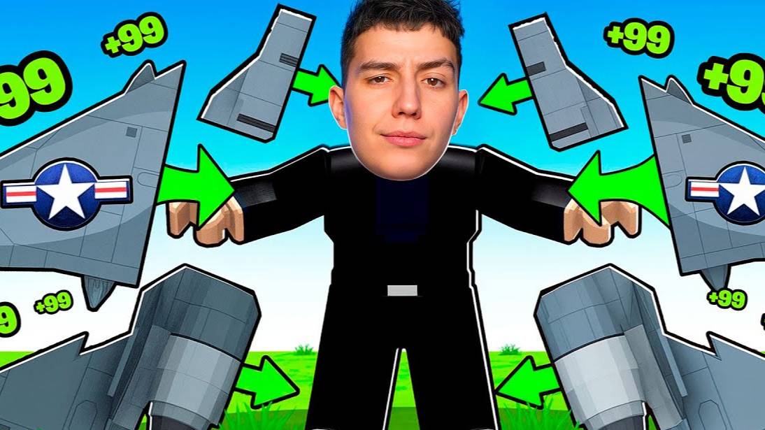ПОТРАТИЛ $5 729 208 РОБУКСОВ И СТАЛ САМОЛЁТОМ В РОБЛОКС! Я ЛЕТАЮ!!!
