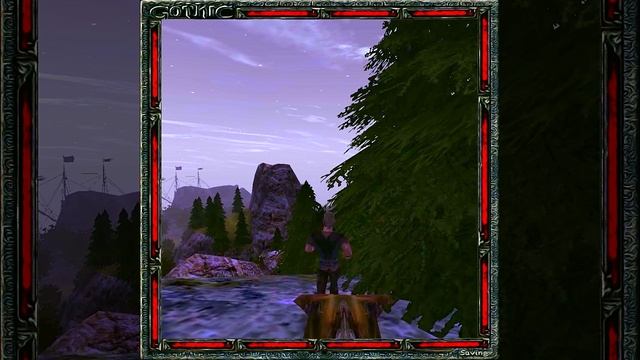 🎼 [Gothic 2] путь по горам - от секретного прохода в Миненталь до подножъя Башни Ксардаса