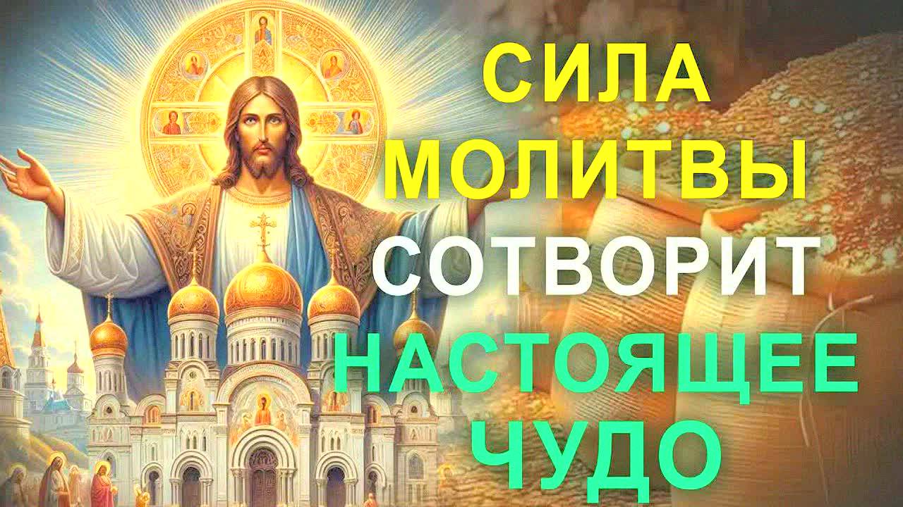 МОЩНАЯ МОЛИТВА НА ДЕНЬГИ И ДОСТАТОК! Иисус Христос исполнит ваши просьбы — слушайте каждый день