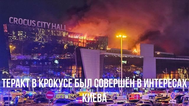 Теракт в Крокусе был совершён в интересах Киева
