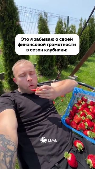 Когда забываешь о финансовой грамотности в сезон клубники