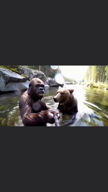 ВЛОГ БИГФУТА В ЛЕСУ 🌳 ВОЗМОЖНОСТИ НЕЙРОСЕТИ VEO 3.