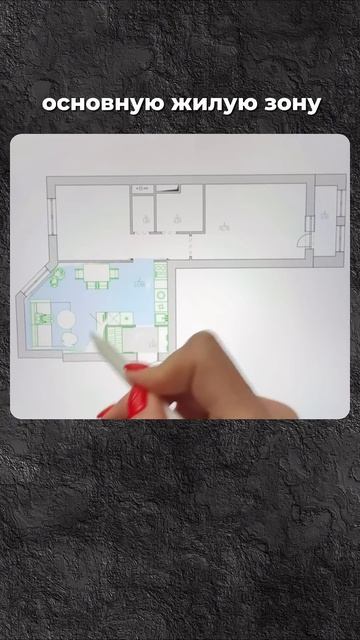 Кухня в коридоре и кровать чердак в детской