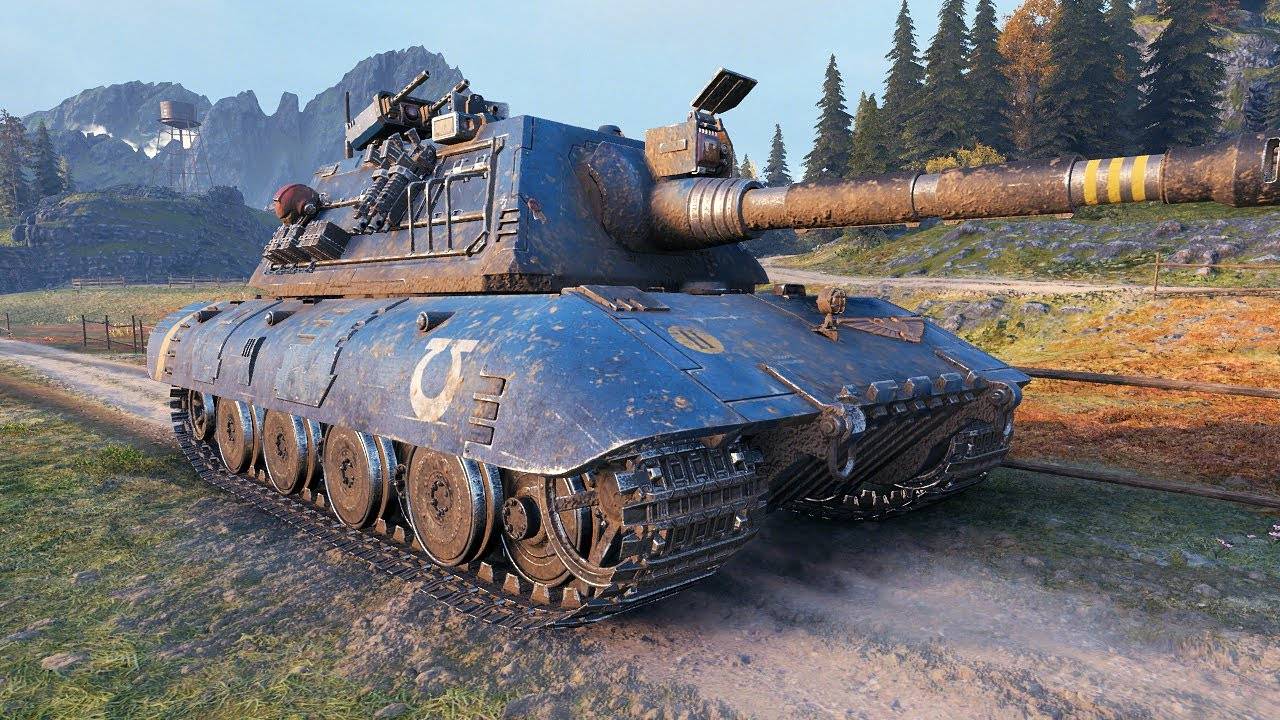 E 100 - Потрясающая Эффективность с Синим Гигантом - World of Tanks