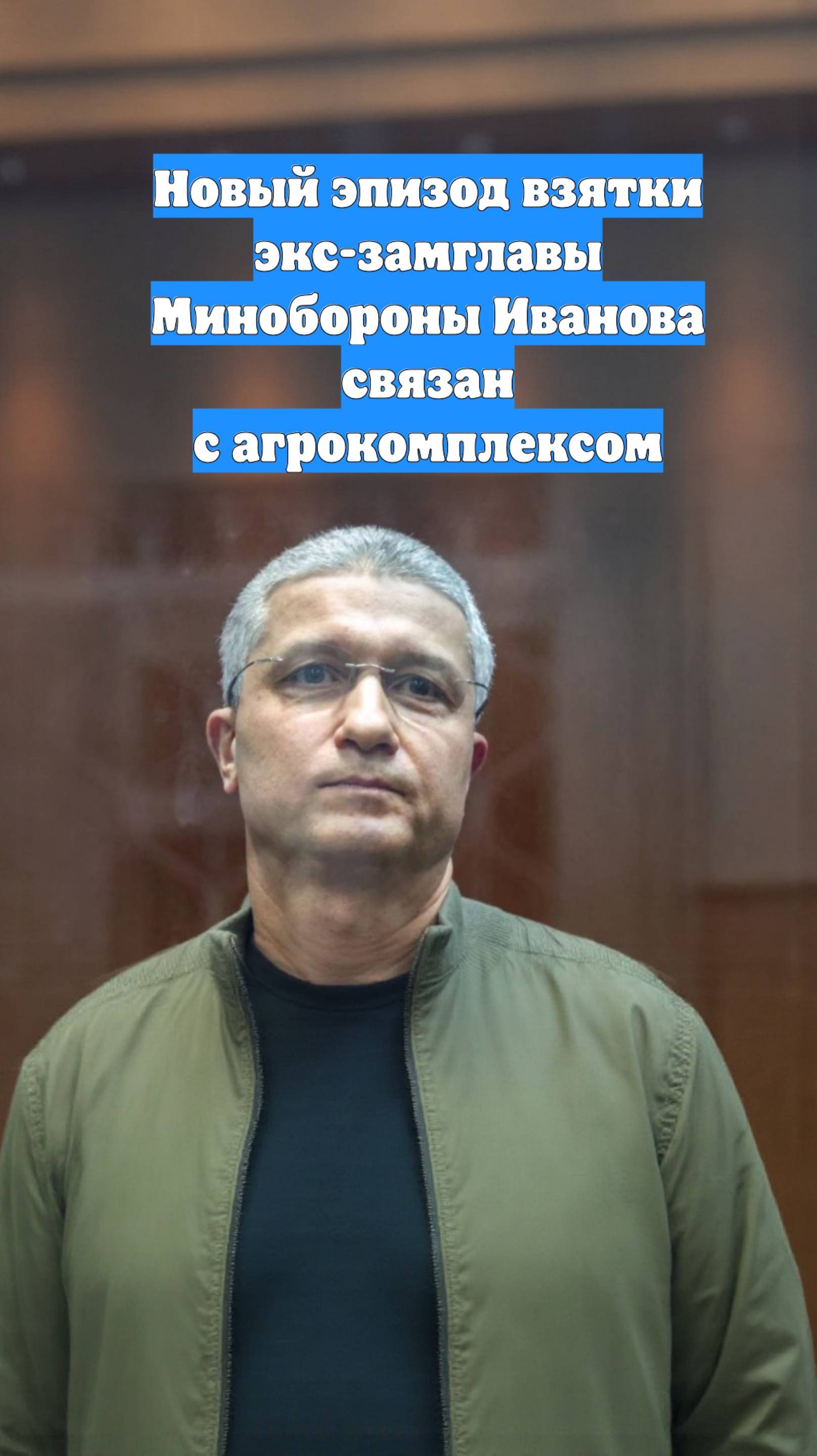 Новый эпизод взятки экс-замглавы Минобороны Иванова связан с агрокомплексом
