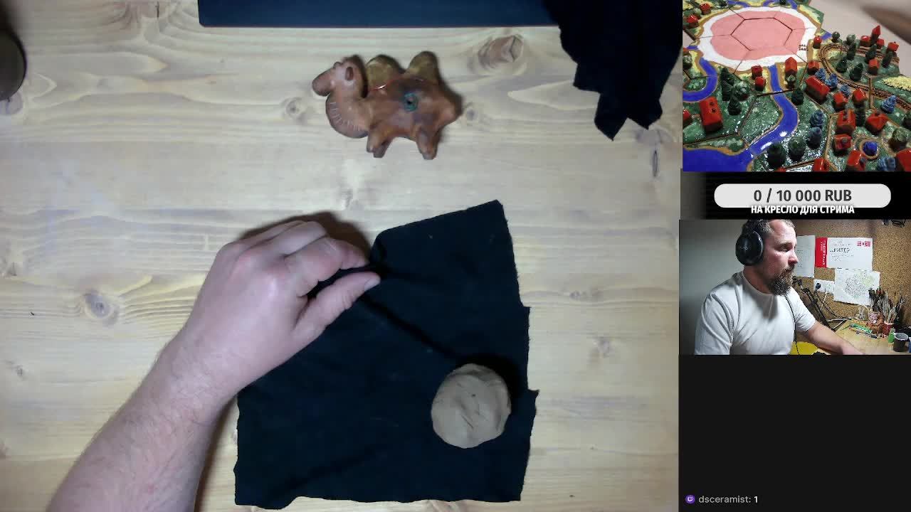 Творческий стрим. 99/300 Народная игрушка-свистулька Волгоградской области #ДС_керамист #DSceramist