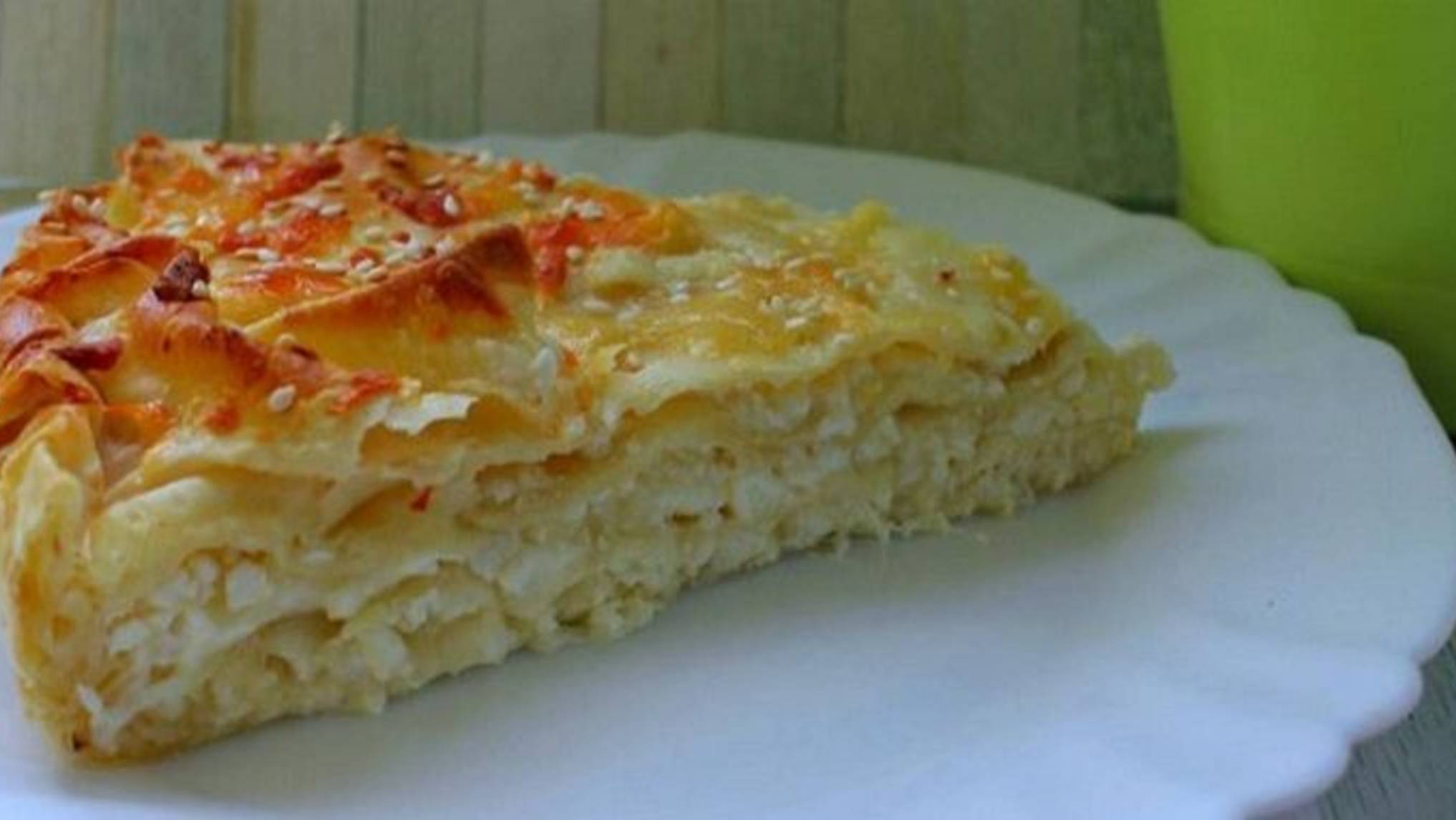 "Ленивая ачма" пирог из лаваша с творогом и сыром. Безумно вкусно!