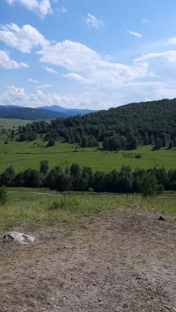 Красивый вид с горы .Туимский провал.