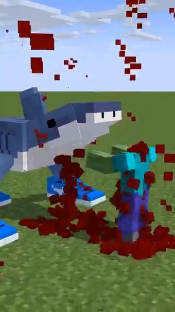 Tralalero Tralala Vs Zombie Minecraft Animation