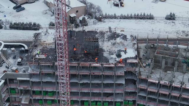 КМ Дом на Барминской, отчёт со строительной площадки за ноябрь 2024 г.