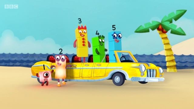 Numberblocks на русском l Сезон 1 Серия 7. Цифра пять l Соединяющиеся кубики Намберблокс