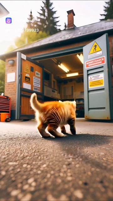 Друг в беде не бросит🐱🐯