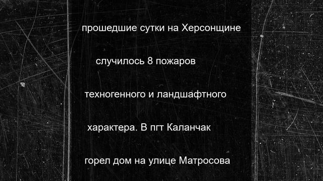 Спасателям МЧС удалось остановить пожар вдоль ж/д путей в Геническом районе