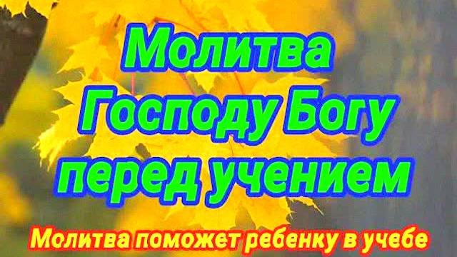 СИЛЬНАЯ МОЛИТВА ПЕРЕД УЧЕБОЙ — 100% РЕЗУЛЬТАТ! Молитва за учебу ребенка, успех в школе, помощь