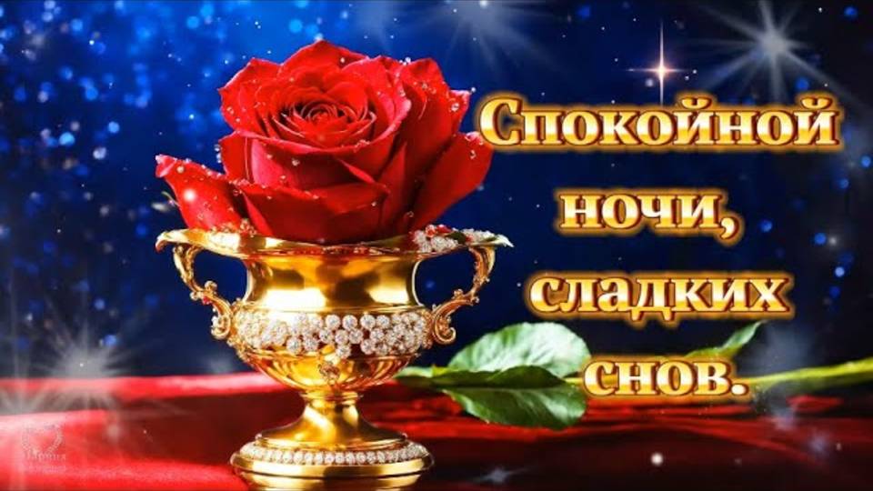 Спокойной ночи, 💎сладких снов.💎 Пусть снятся радость и любовь.💖 🌙💎Красивое пожелание Спокойной