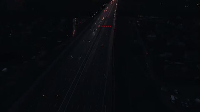закат город