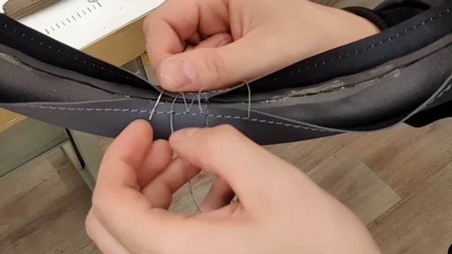 Пористая резина сделает руль толще и мягче