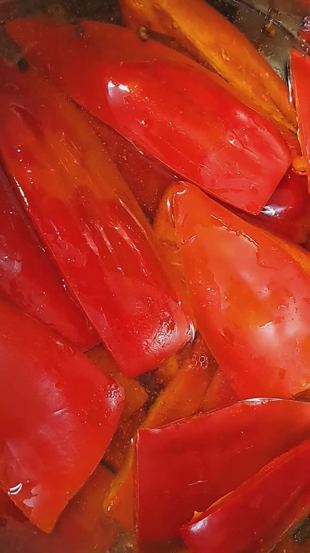 Маринованный перец на зиму! Это очень вкусно!😋😋😋