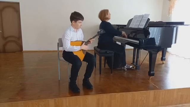 2021 год Казаков Пётр преподаватель Кискина О.Е., концертмейстер Логинова Н.А.