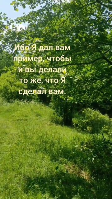 Евангелие от Иоанна глава 13 стих 13-17