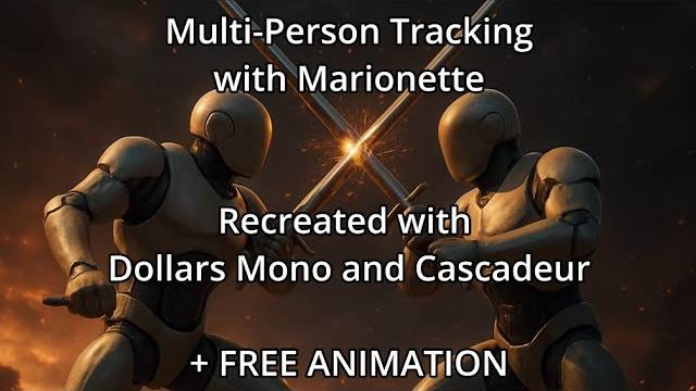 MarionetteXR: захват движения двух персонажей с помощью Dollars Mono + Cascadeur
