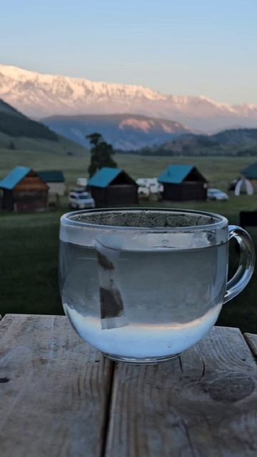 Моё утро всегда начинается с воды...