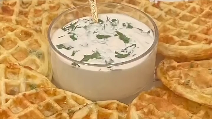 Вафли-хачапури за 5 минут...🥪🧀😋    Рецепт в описании ✍️