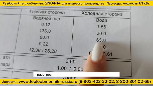 Разборный пластинчатый теплообменник SN04-14 из нержавеющей стали для нагрева воды, пищевой.