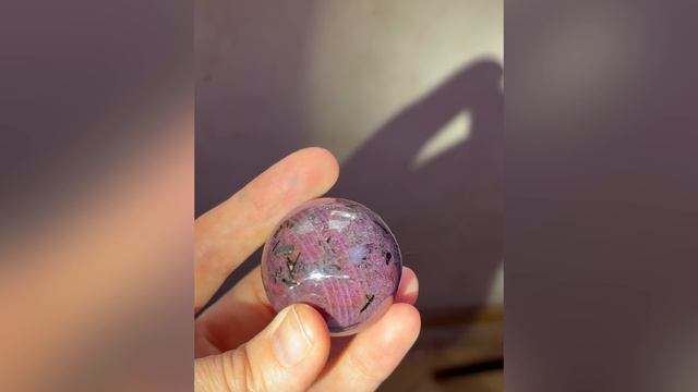 Шар из камня. Корунд